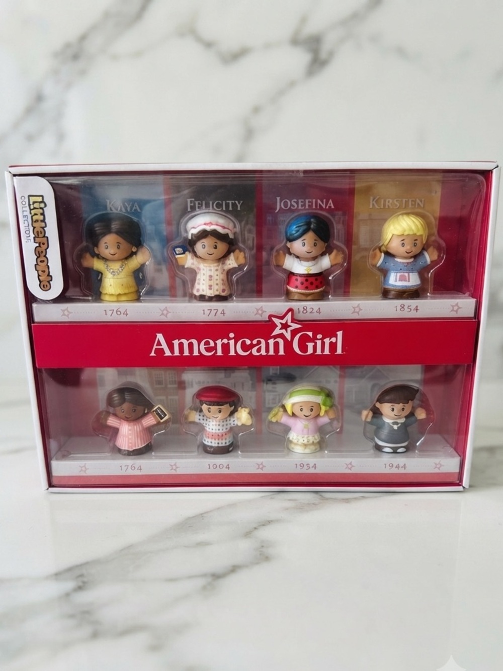 Fisher Price Little People American Girl Mini Figure Collector Anniversary Set